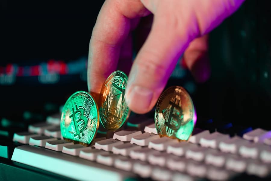 Photo Bitcoin graph
