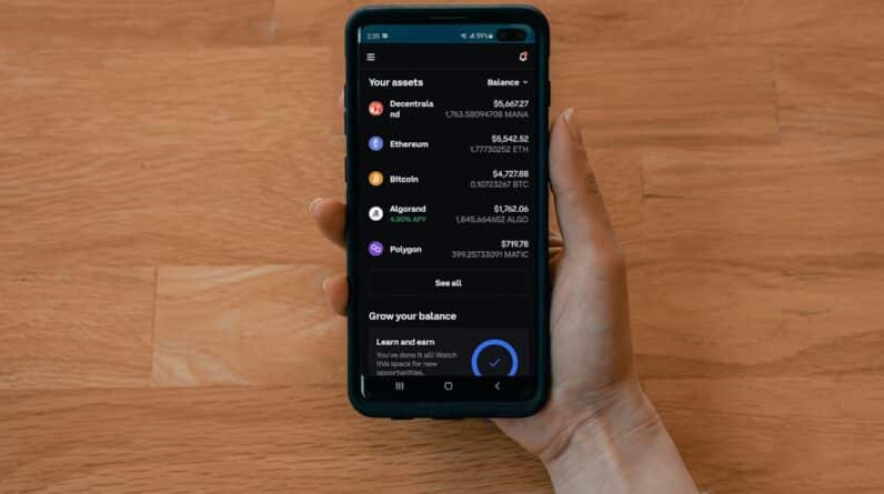 Photo Coinbase app