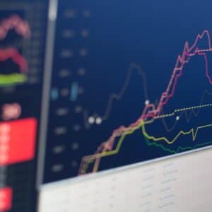 Photo Candlestick chart