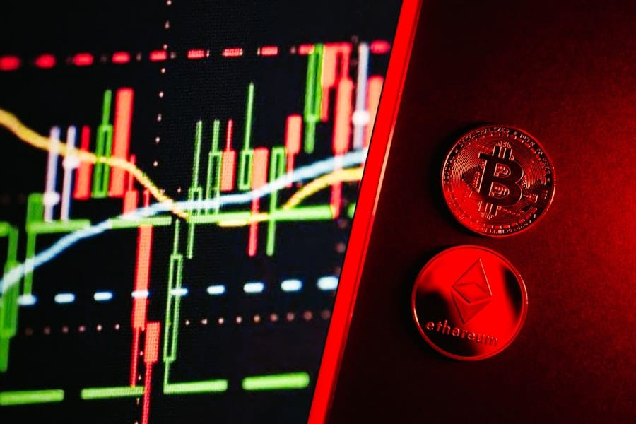 Photo Candlestick chart
