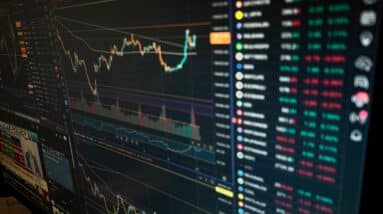 Photo Candlestick chart