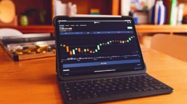Photo Candlestick chart