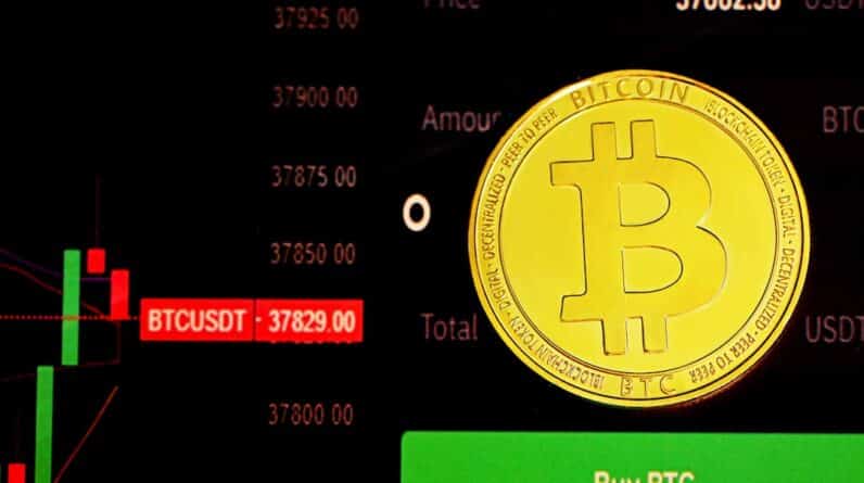Photo Bitcoin graph