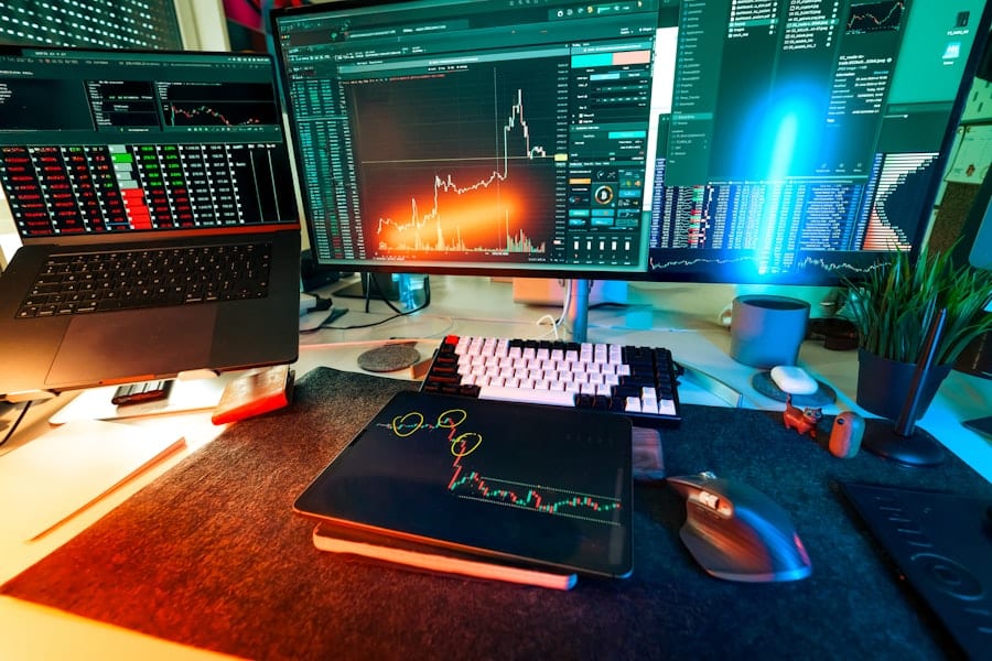 Photo Cryptocurrency graph