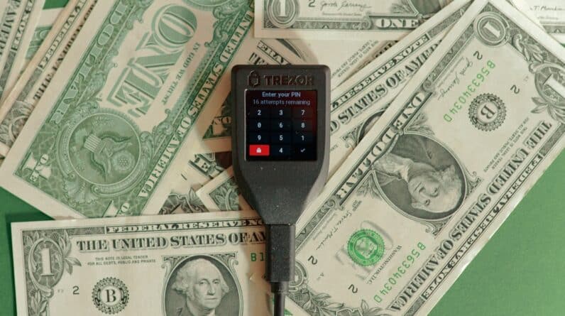Photo Bitcoin wallet