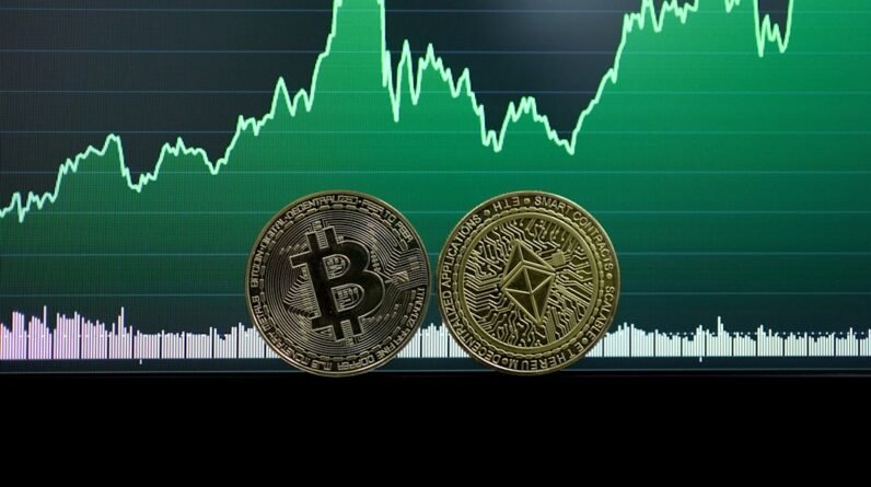Photo Bitcoin graph